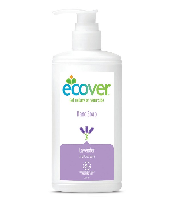 Антибактерильное жидкое мыло с Лавандой и Алое-Вера, Ecover 250мл 