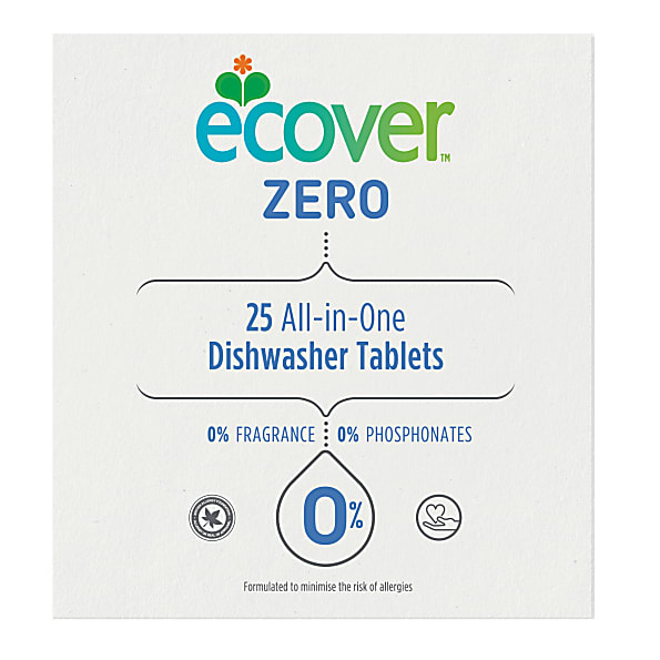 Таблетки для посудомоечной машины Ecover Zero All in One 25шт