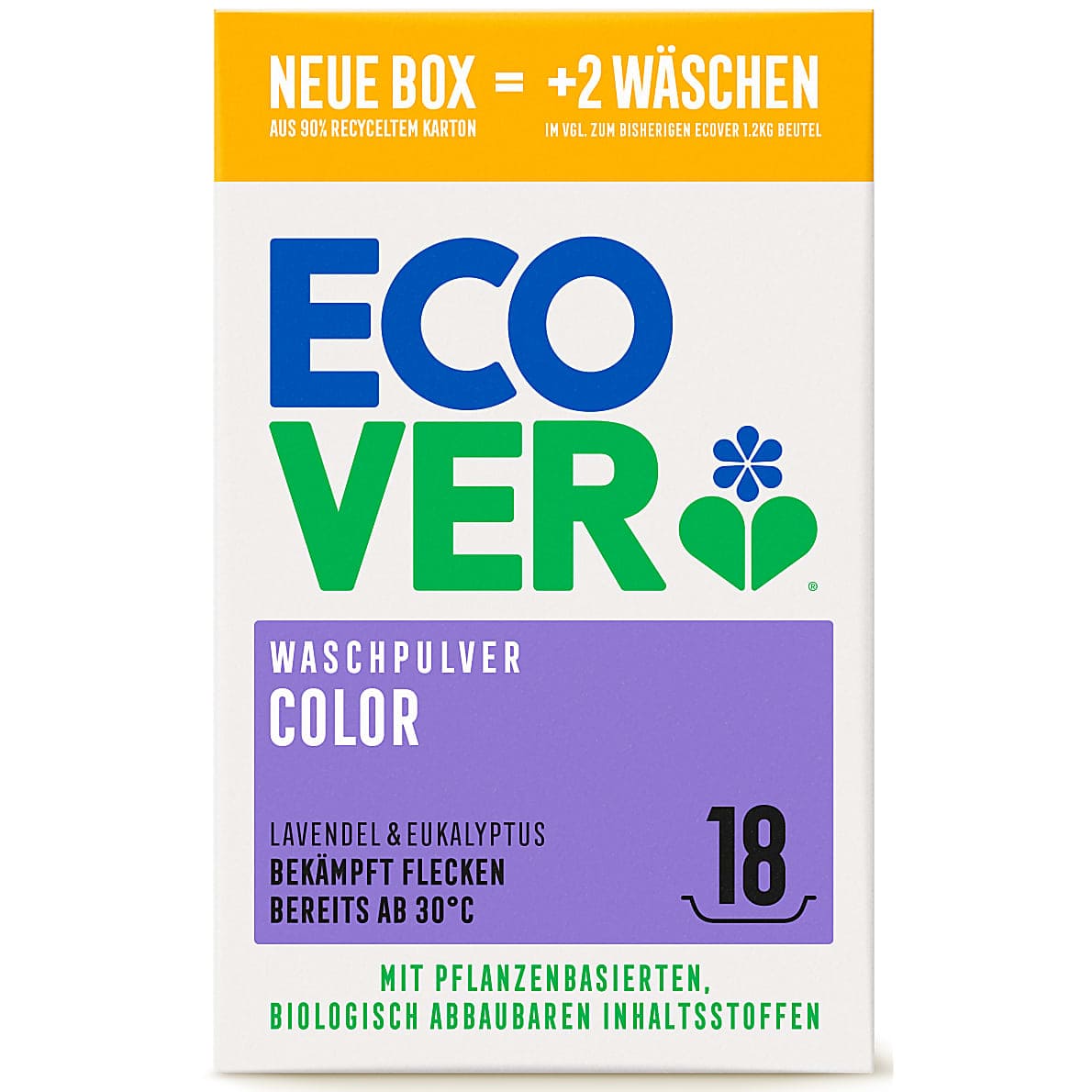 Стиральный порошок для цветного белья Ecover Color 1,35кг (18 стирок)