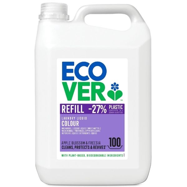 Жидкое средство для стирки цветного белья Ecover Color, экококонцентрат 5л (100 стирок)