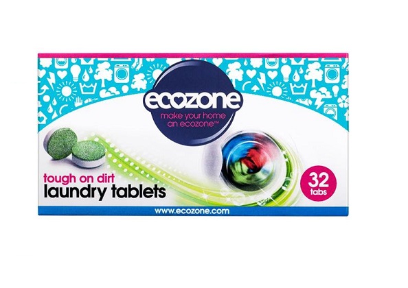 Таблетки для стирки белья Ecozone с кислородным отбеливателем 32 шт